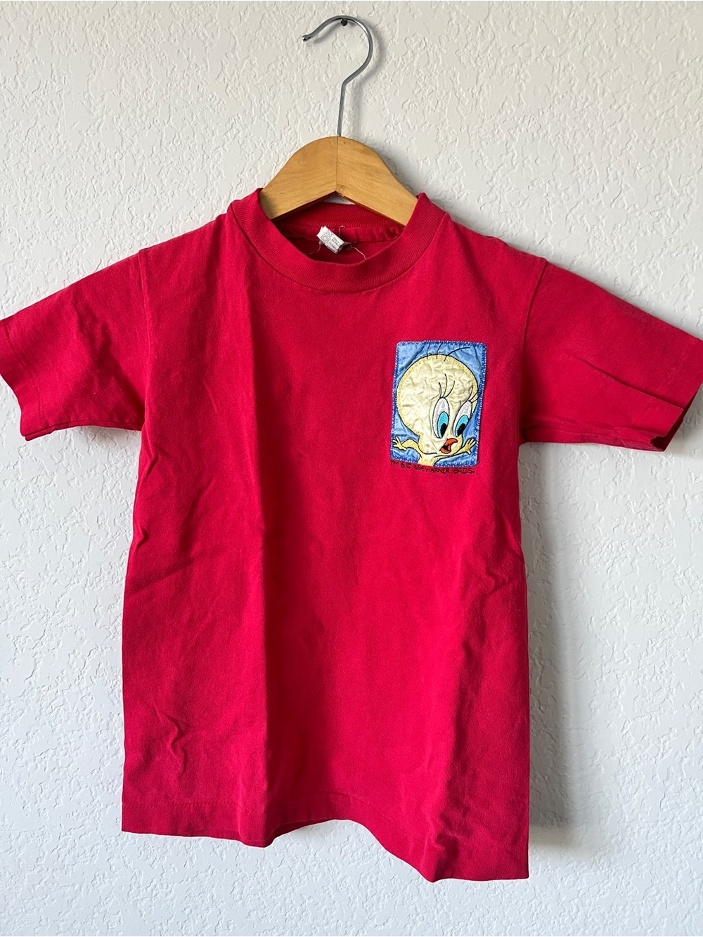 Vintage Kids Red Tweety Graphic Tee